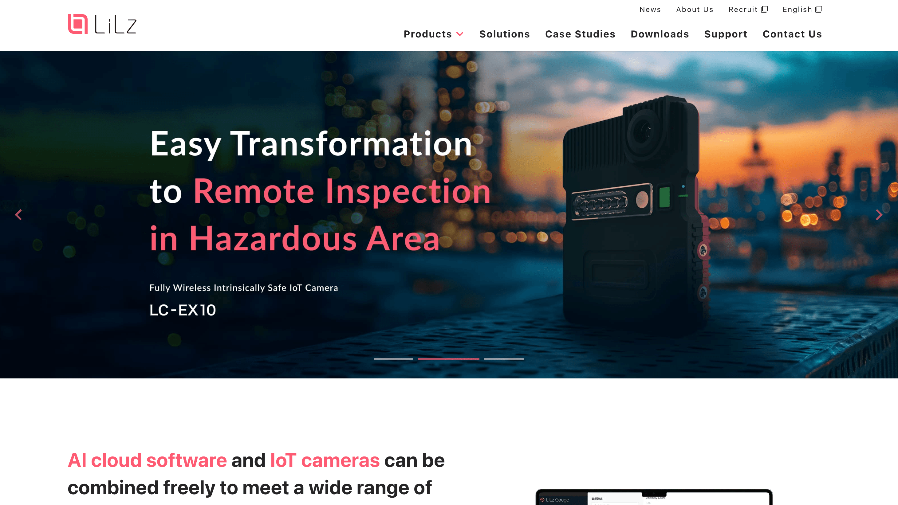 LiLz Launches Updated Global Website to Showcase Practical Remote Inspection Solutions