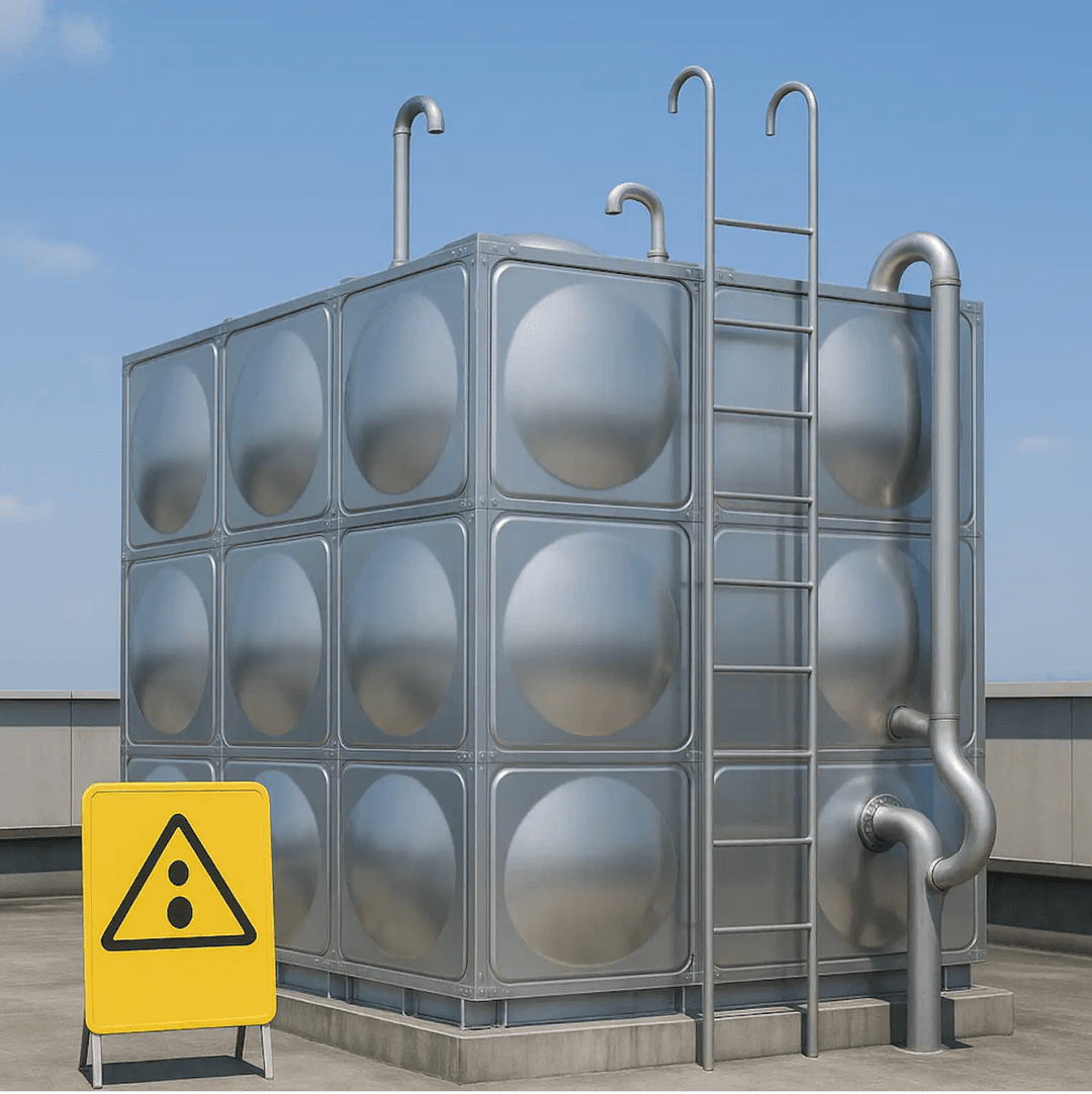 Reducing management burden and enhancing safety through remote automated monitoring of water tanks.
