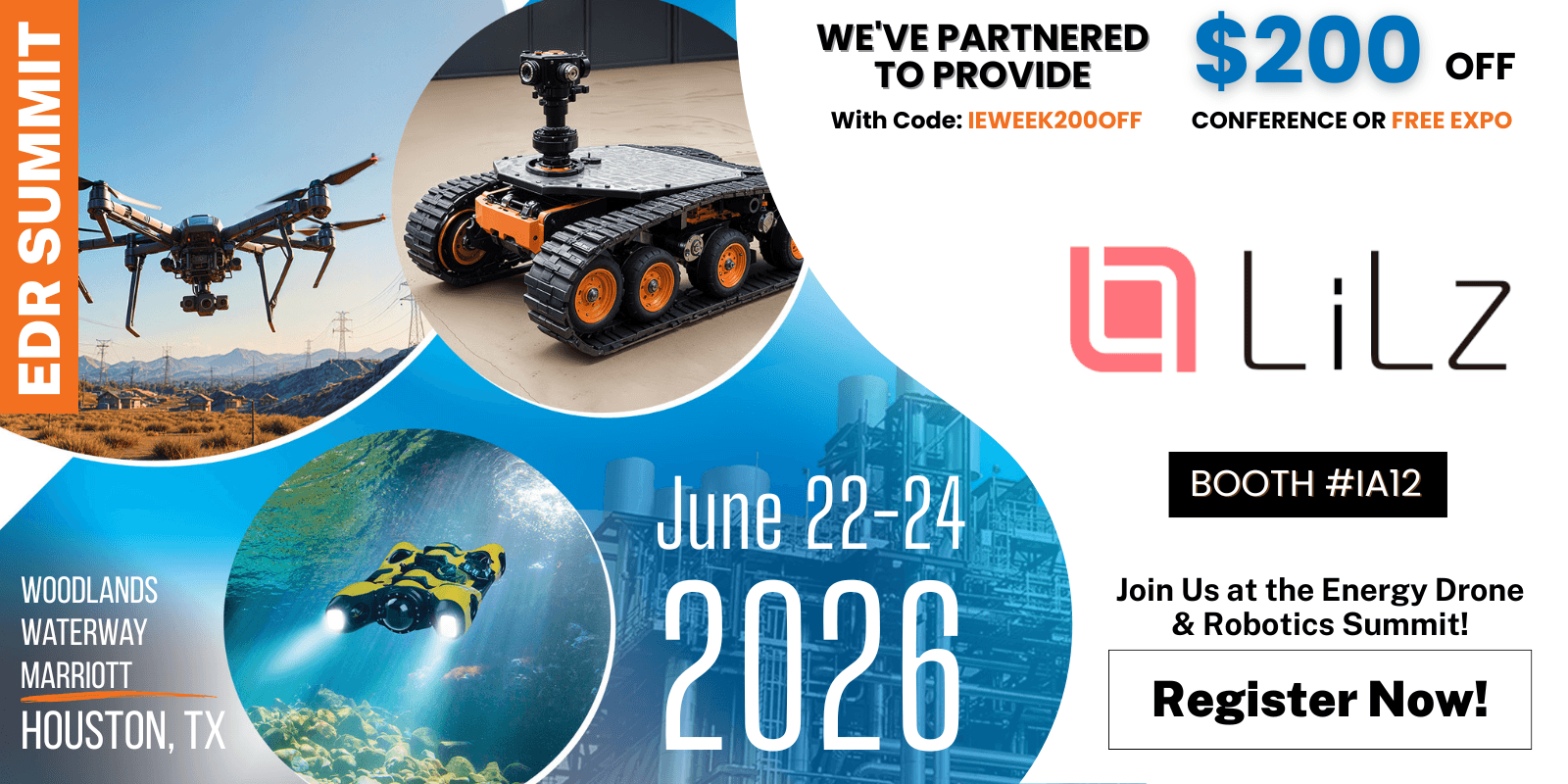 LiLz Joins Energy Drone and Robotics Coalition and to Exhibit at EDR Summit 2026